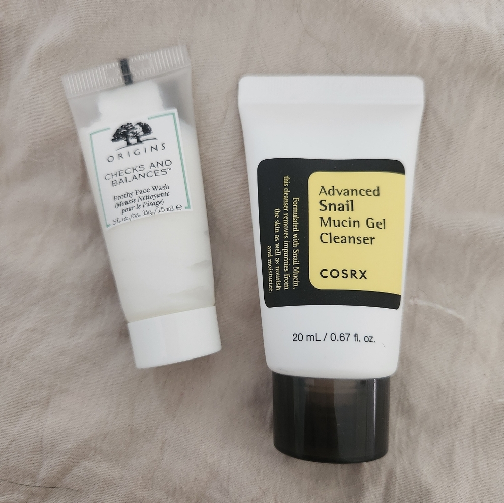 👻 5 For $25 👻COSRX Snail Gel Cleanser and Origins Face Cream - Picture 1 of 1